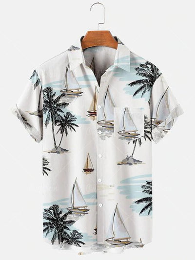 Camisa Hawaiana Casual 3D Estampada para Hombre - Estilo Vacacional Playa - Image 15
