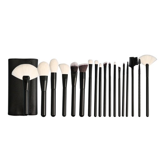Set de Brochas de Maquillaje con Mango de Madera y Cerdas Suaves - Image 4