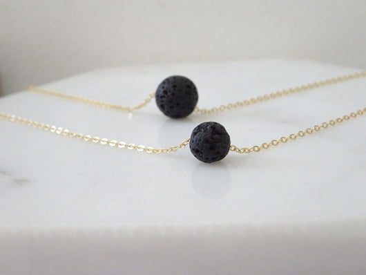 Collar Doble de Lava Negra - Energía y Estilo Natural - Image 9