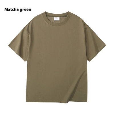 Camiseta Básica de Pareja Unisex - Colores Sólidos Modernos - Image 9