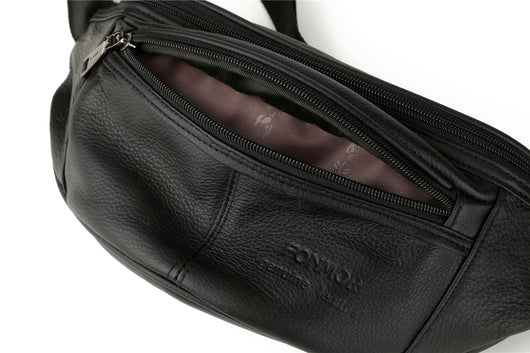 Bolsa de Cintura Deportiva Premium en Cuero Genuino para Hombre - Image 4