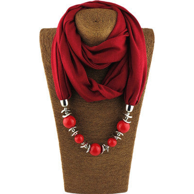 Collar Colgante de Cuentas Bib Elegante para Damas - Image 19