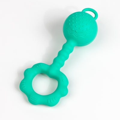Sonajero Mordedor de Silicona con Sonido - Juguete Sensorial para Bebés - Image 9