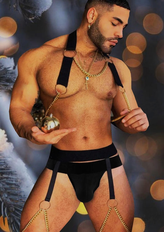 Conjunto de Joyería Punk con Cadenas para Hombre - Estilo Personalidad - Image 23