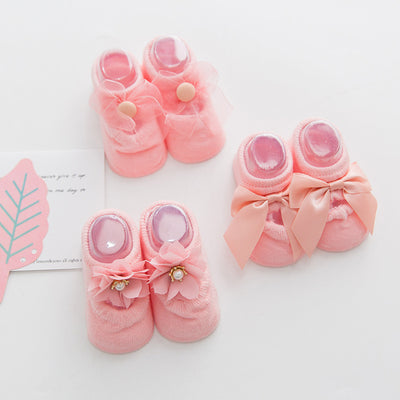 3 Pares de Calcetines con Moño de Encaje y Perforaciones - Image 14