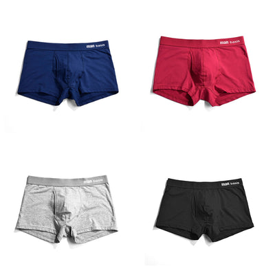 Calzoncillos Hombre Algodón Peinado Cintura Media Talla Grande