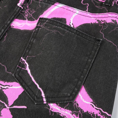 Jeans Casuales Estampados de Estilo Urbano - Image 18