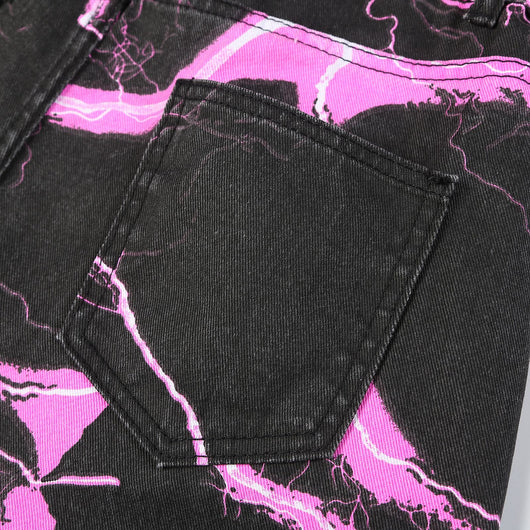 Jeans Casuales Estampados de Estilo Urbano - Image 18