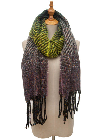 Chal Degradado con Borlas para Mujer - Estilo Europeo y Americano - Image 26
