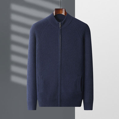 Cardigan Cuello Alto con Cierre Acolchado para Hombre - Image 2