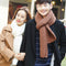 Unisex Solid Color Thermal Scarf - Thick and Warm Wrap