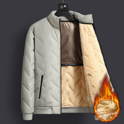 Abrigo de Algodón Acolchado con Forro Polar para Hombre - Image 5