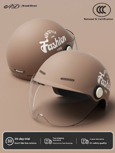 Casco Moto Semintergral Batería Universal Cuatro Estaciones - Image 11
