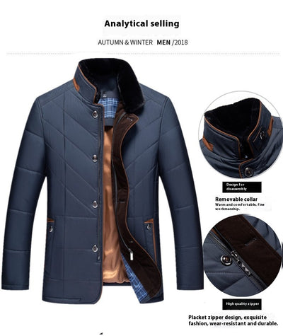 Abrigo Acolchado Térmico para Hombre Adulto - Chaqueta de Invierno con Algodón - Image 12