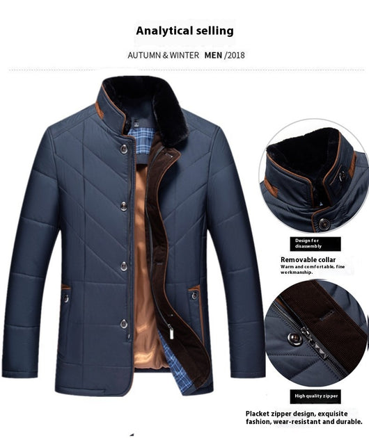 Abrigo Acolchado Térmico para Hombre Adulto - Chaqueta de Invierno con Algodón - Image 12
