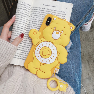 Funda para Celular Osito Arcoíris Divertido - Image 4