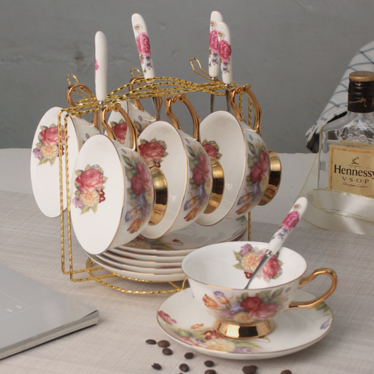 Juego de Tazas de Cerámica Europeas para Café - Image 14