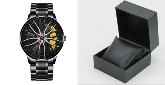 Reloj de Cuarzo Impermeable con Ruedas de Acero Inoxidable para Hombre - Image 33