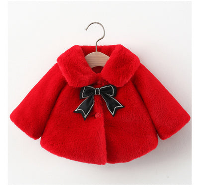 Capa Suéter Peludo para Niñas - Otoño e Invierno - Image 8