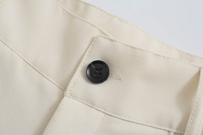 Pantalón Casual de Cintura Alta Ajustado en Colores Lisos - Image 23