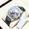 Reloj Mecánico Flywheel Sol Luna Estrellas