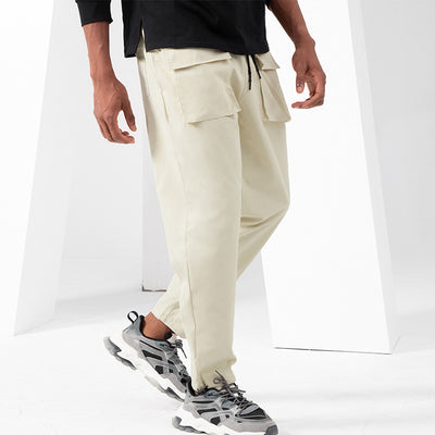 Pantalones Casuales Talla Grande Corte Recto Secado Rápido