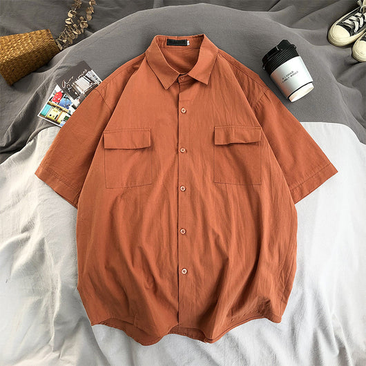 Camisa de Manga Corta con Detalles de Herramientas para Hombre - Image 9