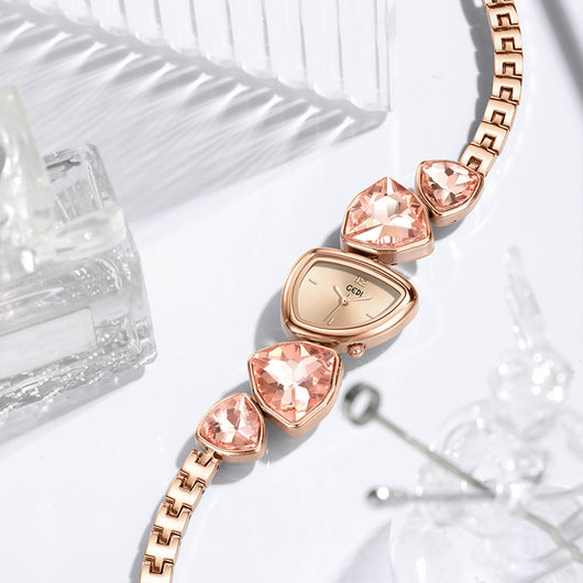 Reloj de Pulsera Mujer Lujo Cristal Diamante - Elegancia Light Luxury - Image 4