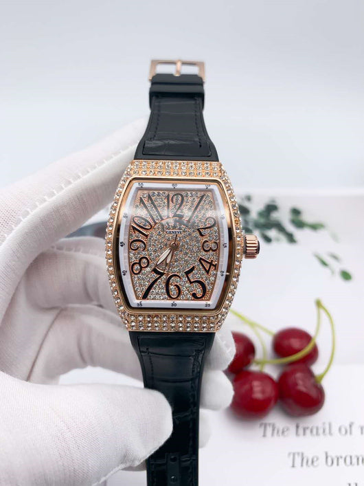 Reloj de Cuarzo Elegante con Correa de Diamantes Completa - Image 7