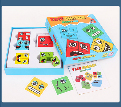 Cubo Mágico de Madera con Bloques Cambiafacetas – Juguete Interactivo Educativo - Image 11