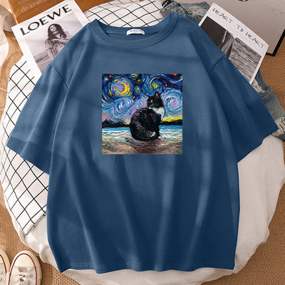 Playera Deportiva Estampada de Manga Corta Estilo Europeo Americano - Image 10