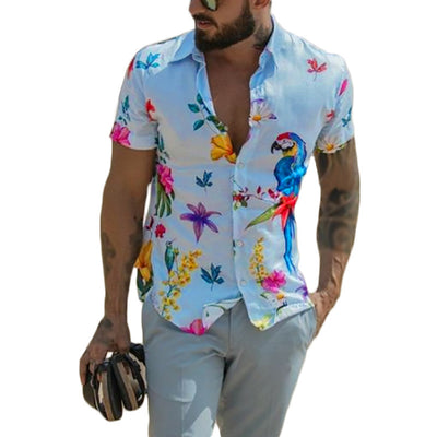 Camisa Streetwear Hawaiana para Hombre - Estilo Playa Urbano - Image 8