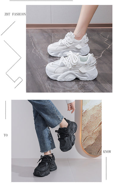 Tenis Casuales Blancos con Alzada para Hombre - Estilo Moderno y Versátil - Image 11