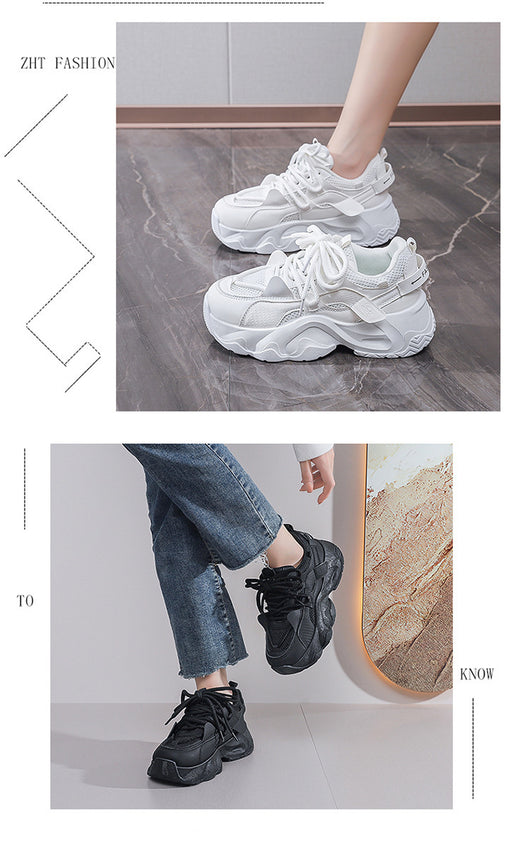 Tenis Casuales Blancos con Alzada para Hombre - Estilo Moderno y Versátil - Image 11