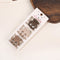 Set de Tres Pasadores de Cabello Tonos Café - Accesorios para Moños