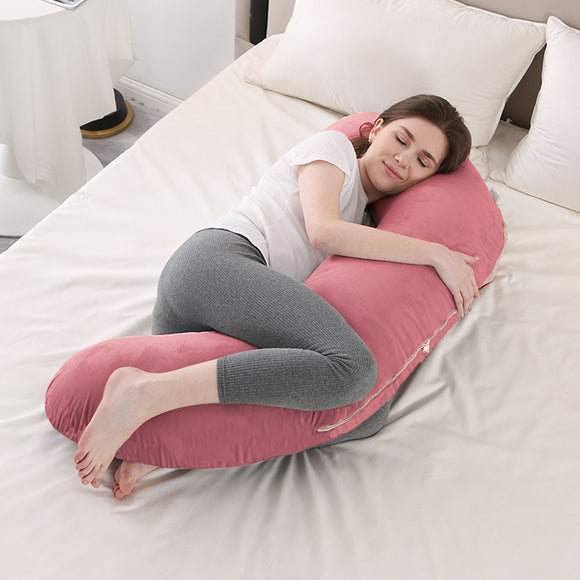 Almohada de Embarazo Ergonómica con Soporte Lumbar para Dormir de Lado