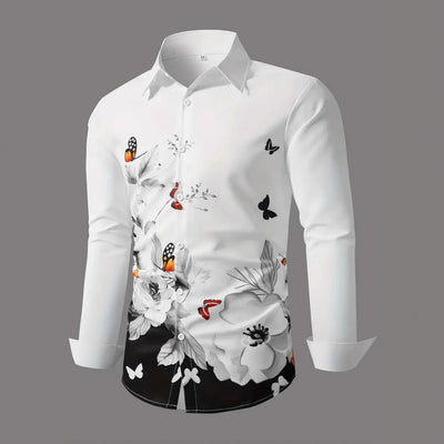 Camisa Estampada 3D Manga Larga Hombre - Diseño Moderno Primavera Otoño - Image 3