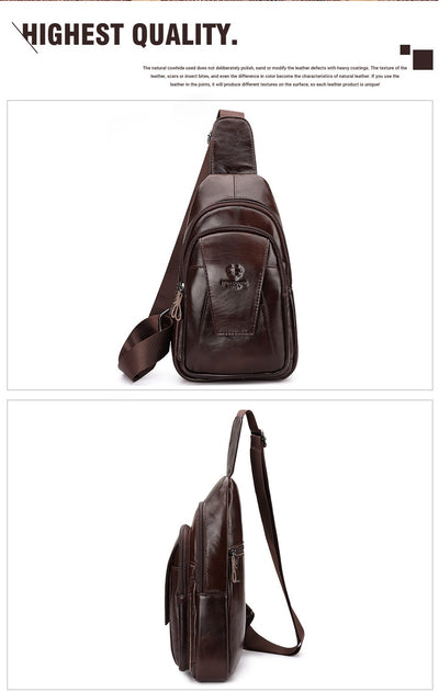 Bolso de Hombro en Cuero Vacuno Completo para Trabajo y Viajes - Image 12