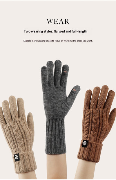 Guantes Tejidos para Ciclismo de Invierno - Image 22