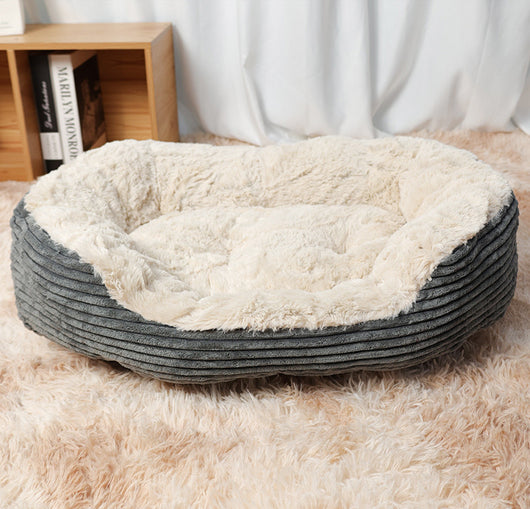 Cama Térmica Ovalada Acolchada para Perros y Gatos - Confort Invernal - Image 4