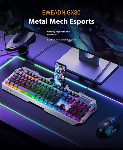 Teclado Mecánico Gaming con Perilla de Control Ergonómica - Image 37