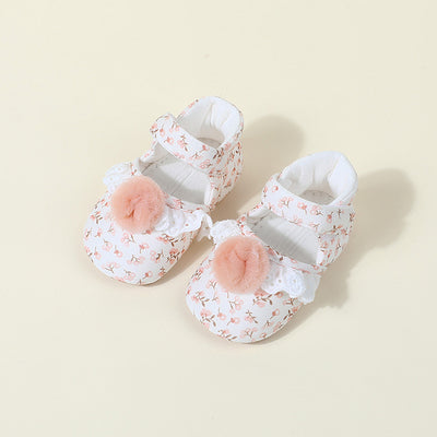 Zapatos de Algodón Floral Estilo Princesa Coreano para Niñas - Image 6