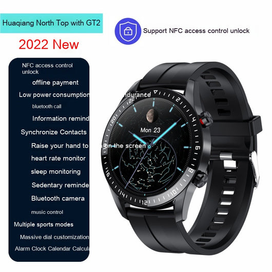 Reloj Inteligente GT2 con NFC, Control de Acceso y Llamadas Bluetooth - Image 3