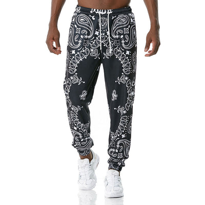 Pantalones de Chándal Retro con Estampado y Puños Ajustados - Image 7