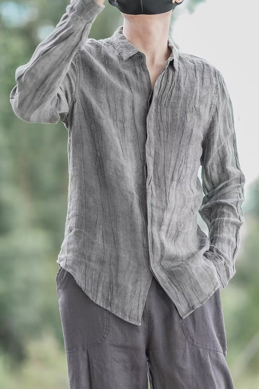 Chaqueta Camisa Casual de Personalidad Única para Hombre - Image 12