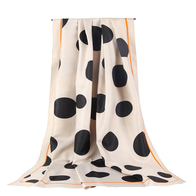 Pañuelo de Algodón Twill con Estampado de Puntos - Image 9