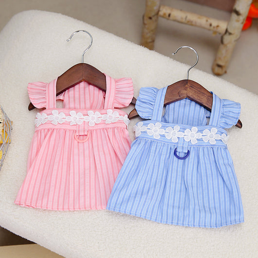 Vestido Princesa para Mascotas con Rayas Verticales - Image 13