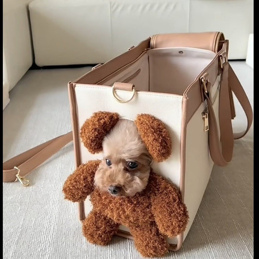 Bolsa Bandolera para Mascotas con Gran Capacidad - Diseño Portátil y Adorable
