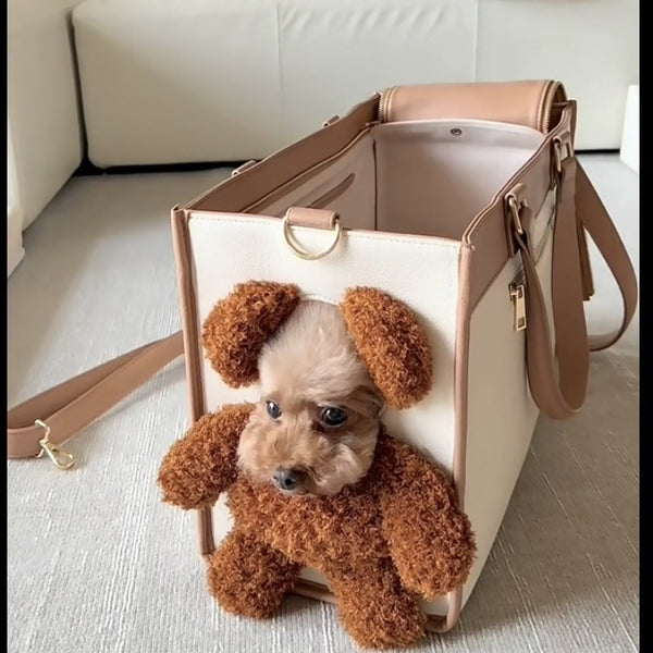 Bolsa Bandolera para Mascotas con Gran Capacidad - Diseño Portátil y Adorable