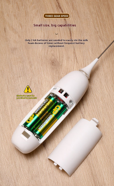 Batidor Eléctrico de Leche Portátil - Espumador Manual - Image 15
